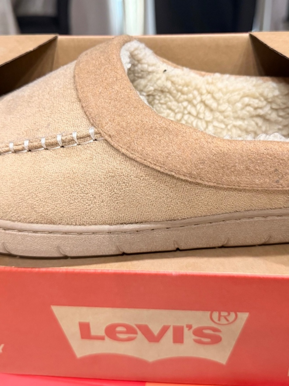 Men’s Levi’s memory foam slippers